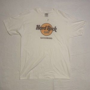 VTG Hard Rock Cafe Gatlinburg White T-Shirt Men’s Size large